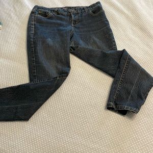 Vintage Nine West Jeans, Size 12, Very Soft Vintage Wash, Straight Leg